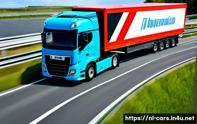 대형 트럭의 최신 안전 기술 관련 이미지 1